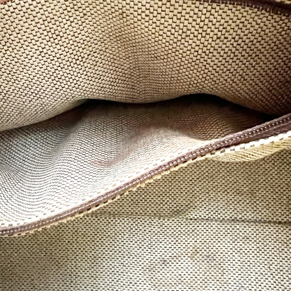 Dooney & Bourke Brown Monogram Signature Hobo - Picture 12 of 14